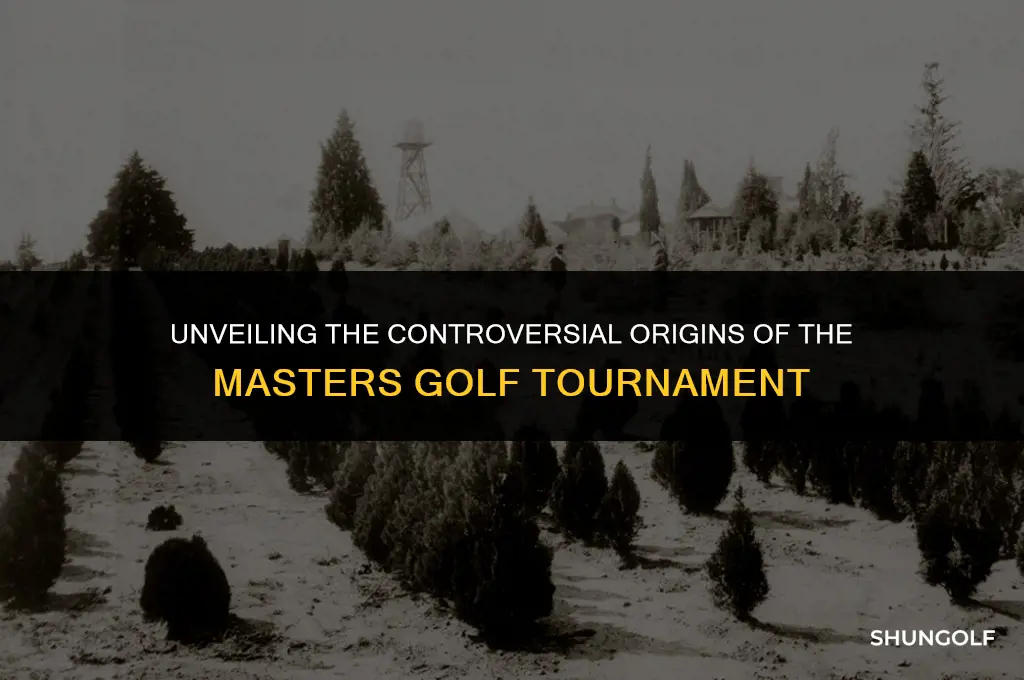 was the masters golf started by slave owners