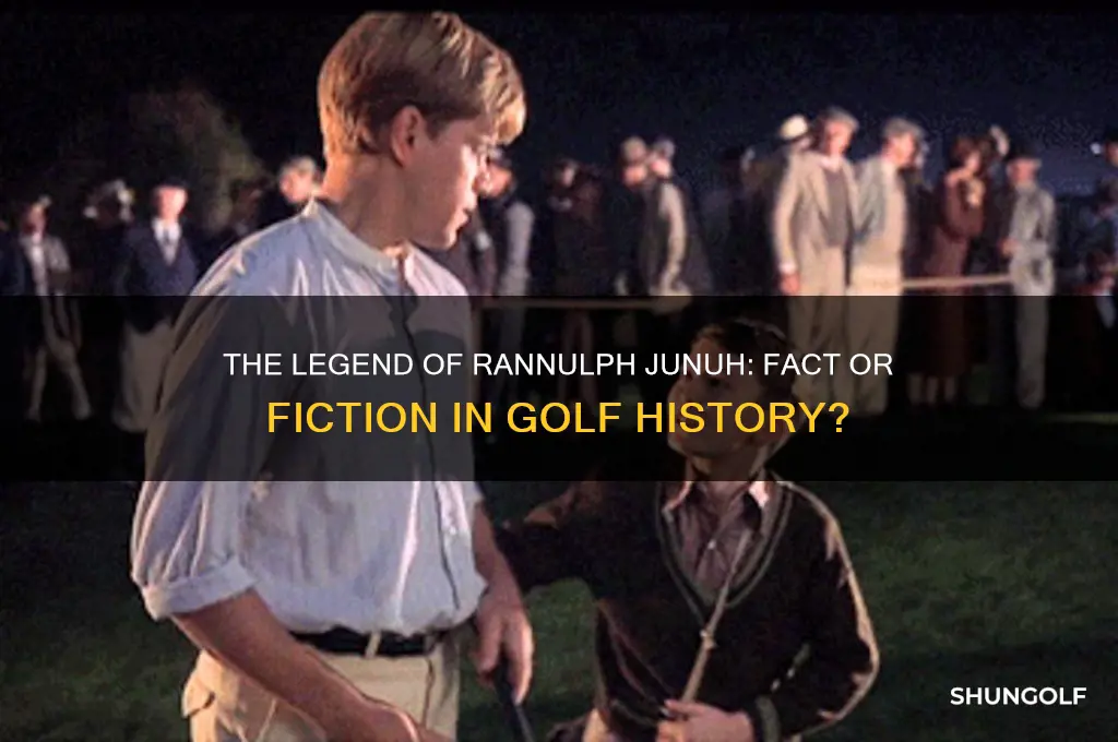 was there a golfer named rannulph junuh