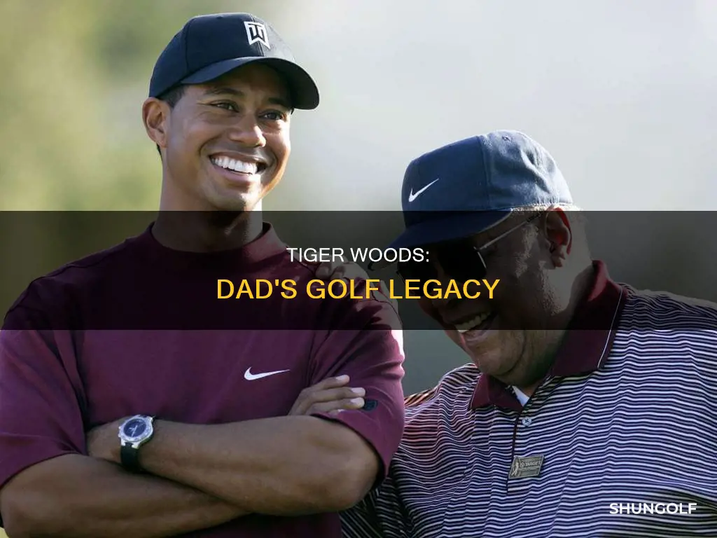 was tiger woods dad a golfer