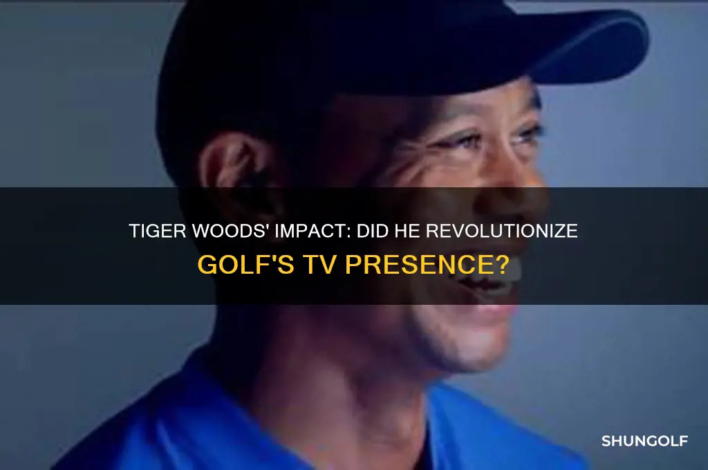was tiger woods responsible for golf to be on tv
