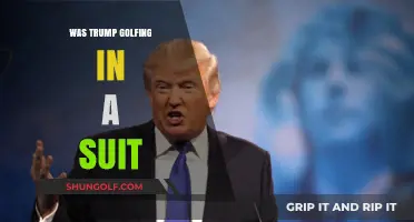 Trump Golfing in a Suit: Fact or Fashionable Fiction?