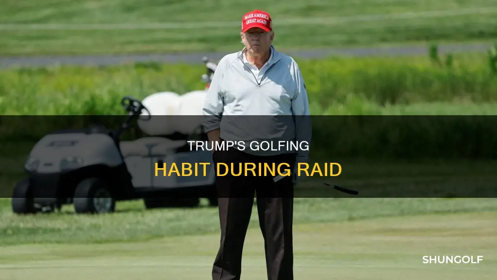 was ttump golfing during rsid