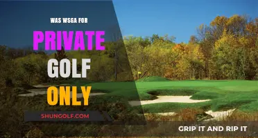 WSGA: Private Golf's Past, Public's Future?