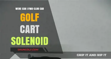Where to Find Club Car Golf Cart Solenoid: A Comprehensive Guide