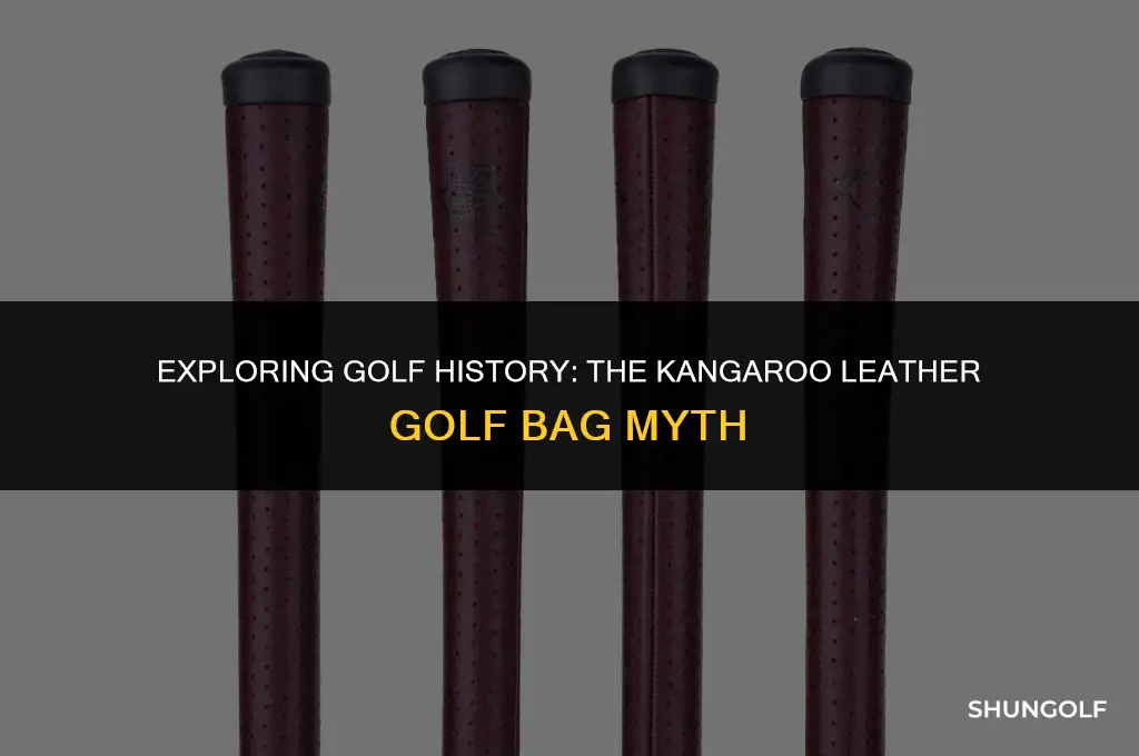 were golf bags ever made of kangario