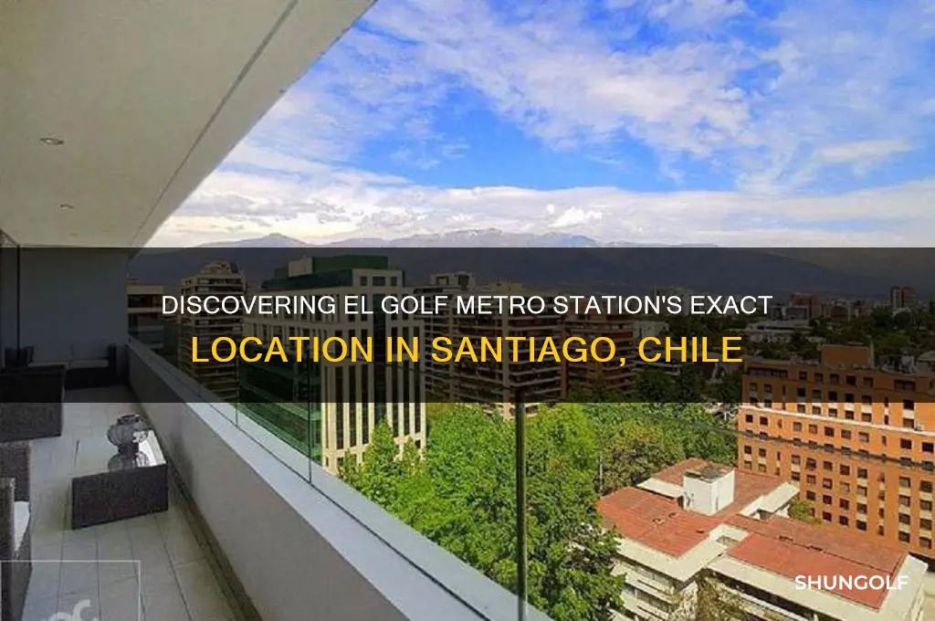 were is the el golf metro station located