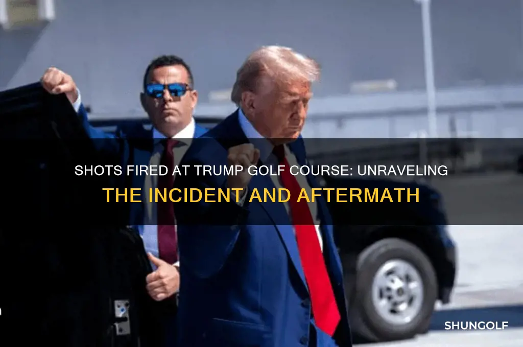 were shots fired at trump golf course