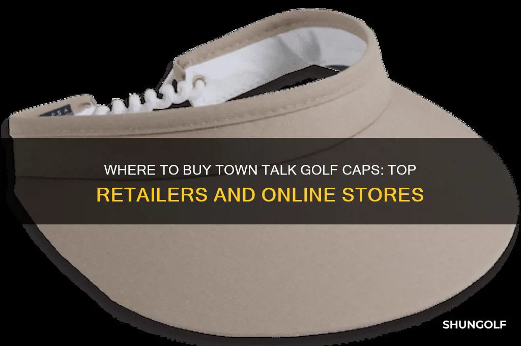 were to buy town talk golf caps