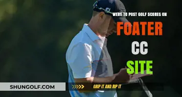 How to Post Your Golf Scores on Foater CC Site