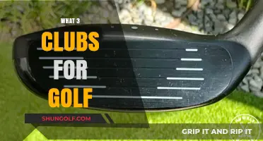 Essential Golf Clubs: Mastering the Game with Just Three Clubs