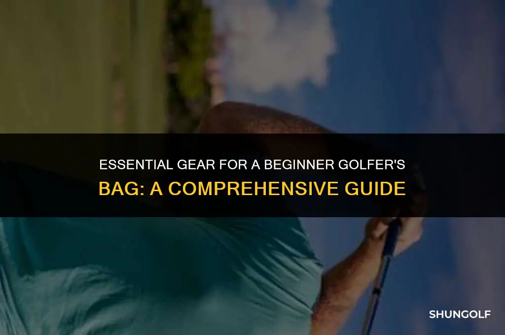 what a begining golfer needs in his bag