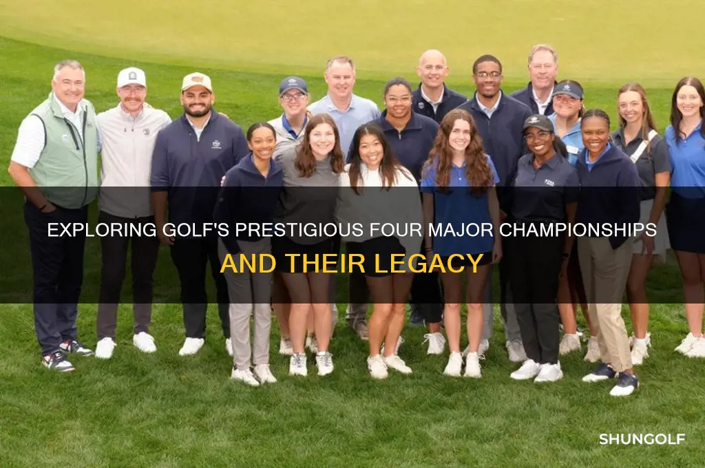 what a re the four majors in golf