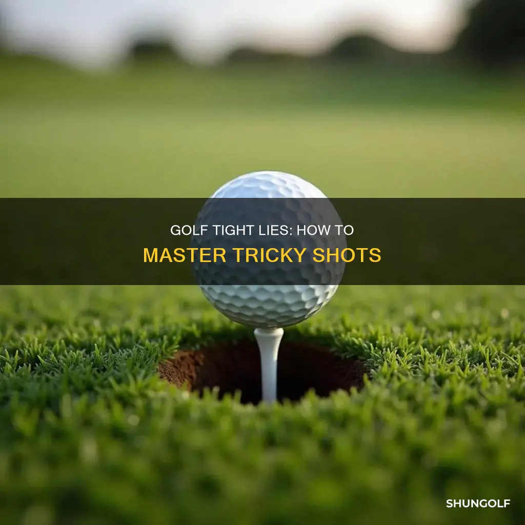 what a tight lie in golf