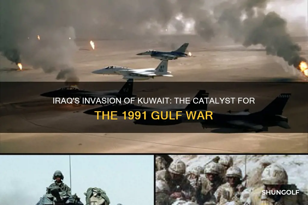 what action led to the 1991 golf war