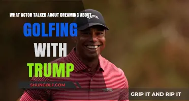 Actor Reveals Surreal Dream of Golfing with Trump: Who Spoke Out?