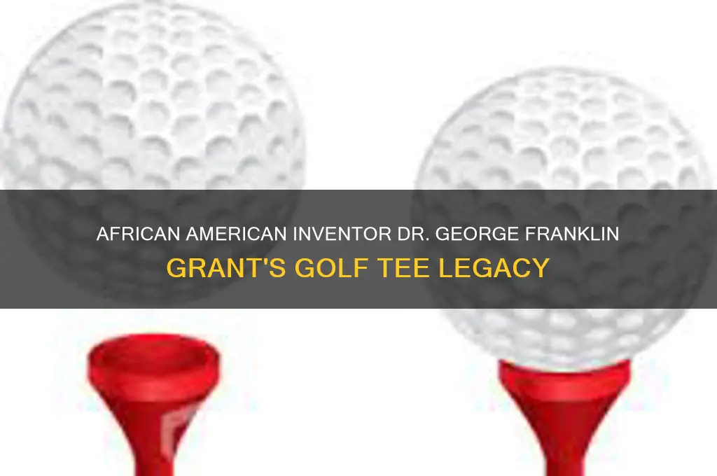 what african american invented the golf tee