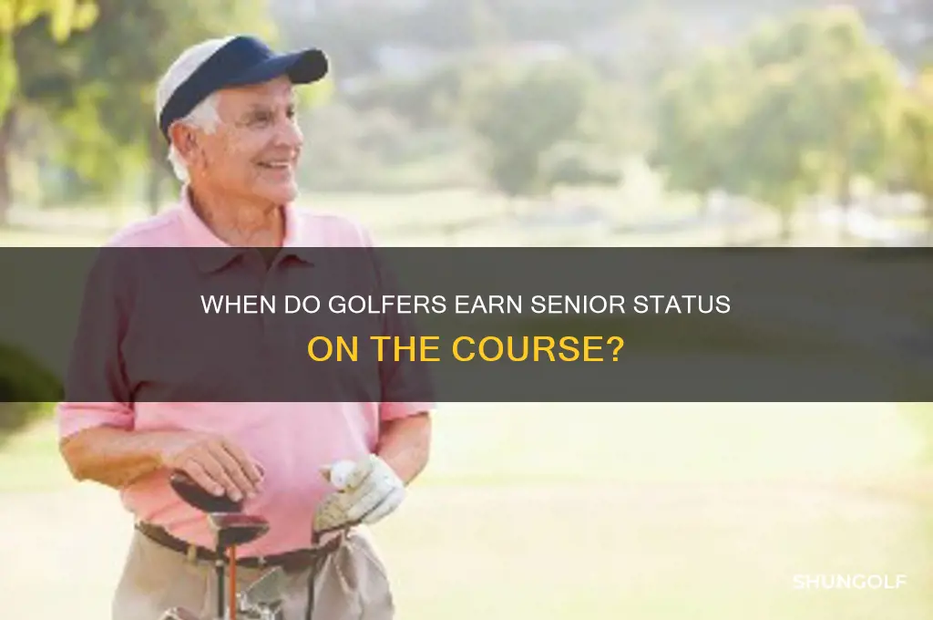 what age are you considered a senior golfer