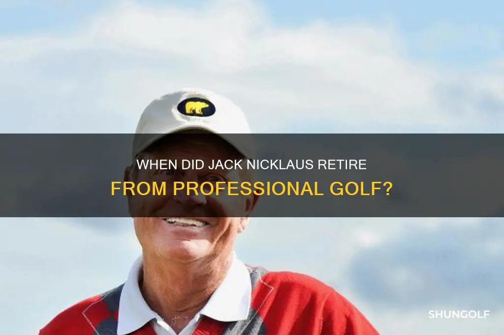 what age did jack nicklaus retire from golf