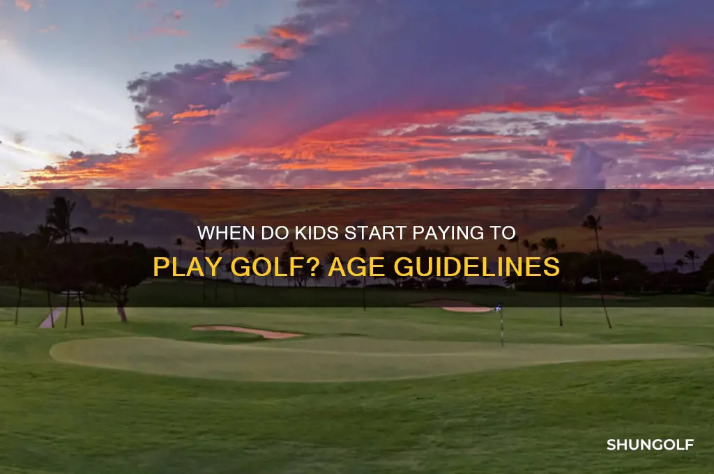 what age do you pay to golf