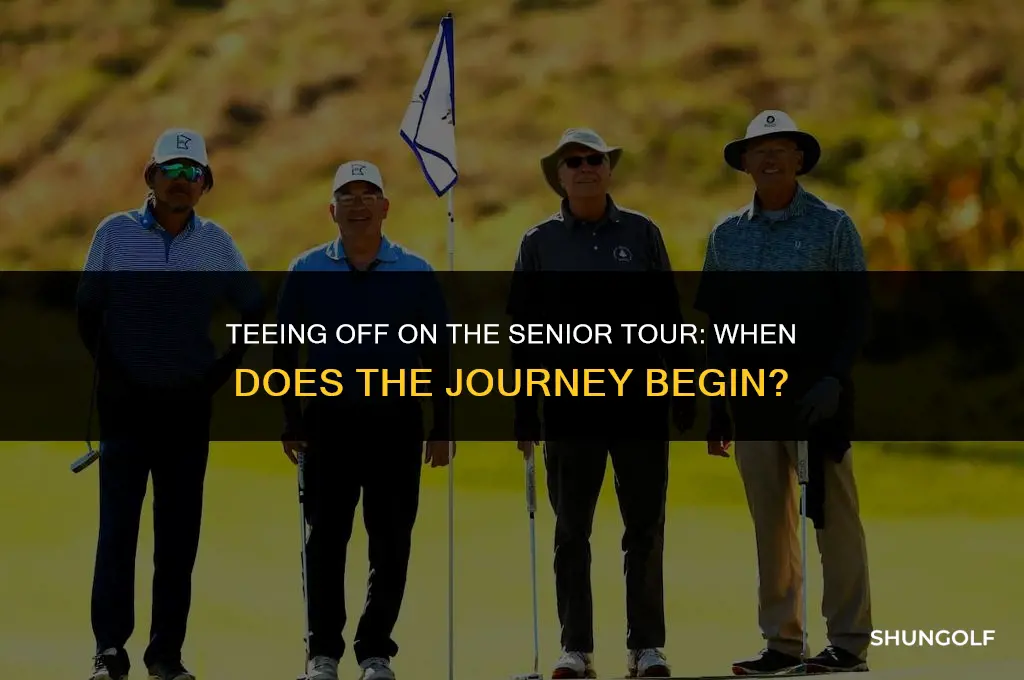 what age do you start the senior tour for golf