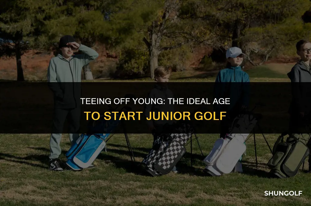 what age does junior golf start
