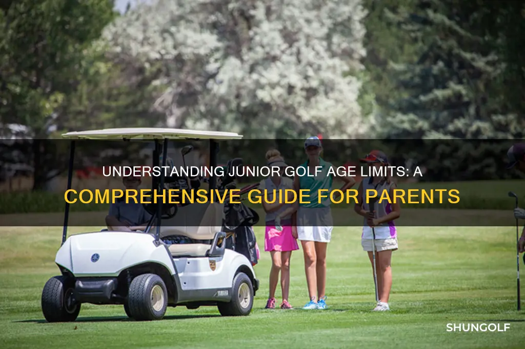 what age is a junior in golf