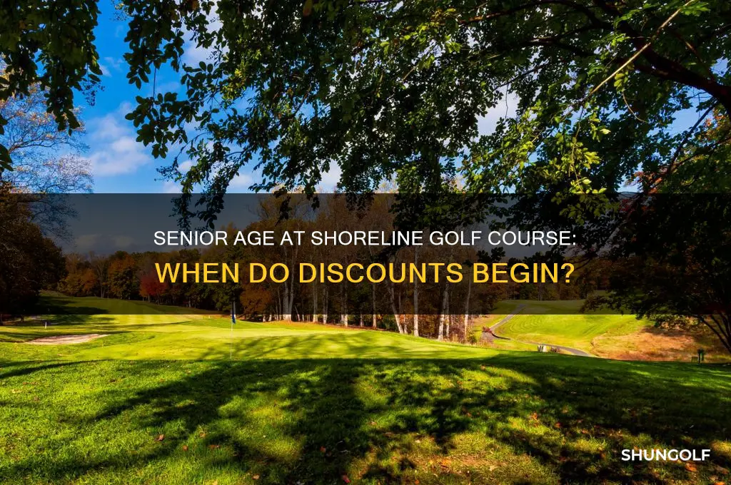 what age is considered senior at shoreline golf course