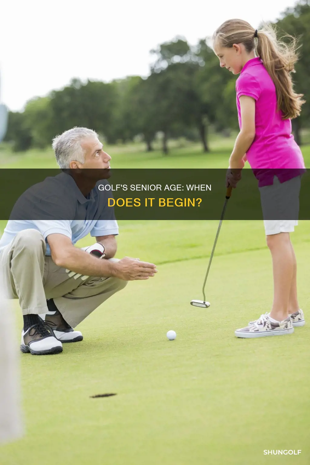 what age is senior in golf