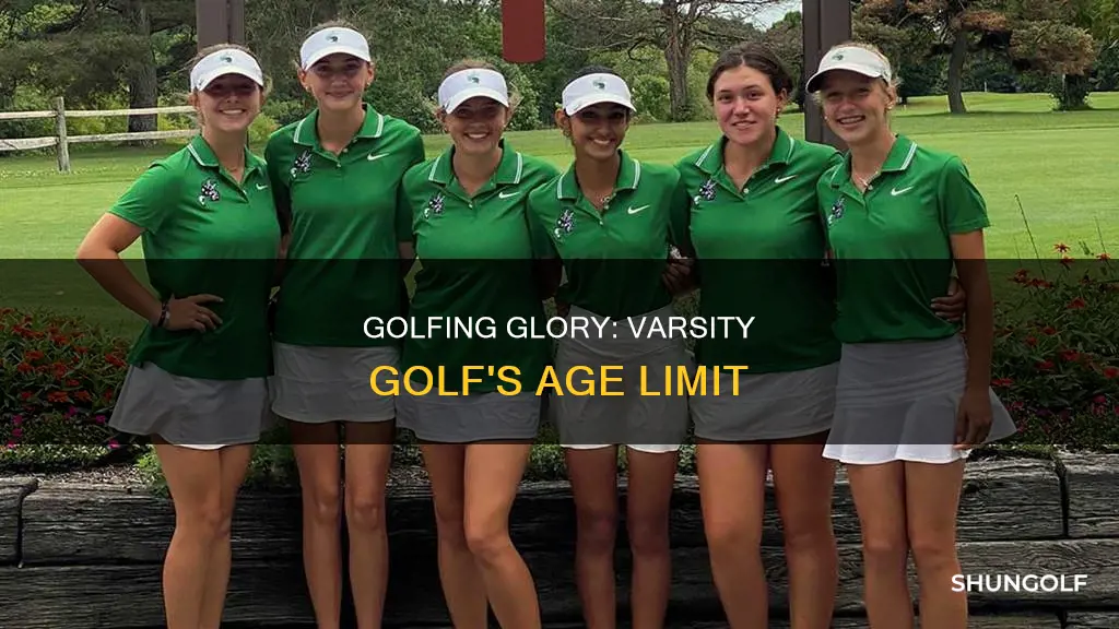 what age is varsity golf