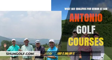 San Antonio Golf Courses: Senior Age Qualifications Explained