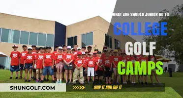 Ideal Age for Juniors to Attend College Golf Camps