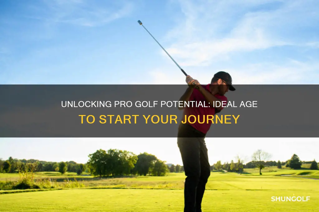 what age to become a pro golfer