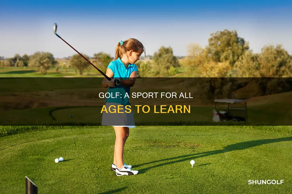 what age to learn golf