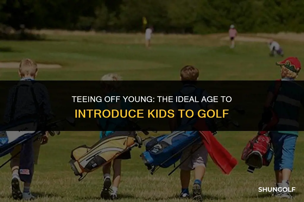 what age to start showing golf