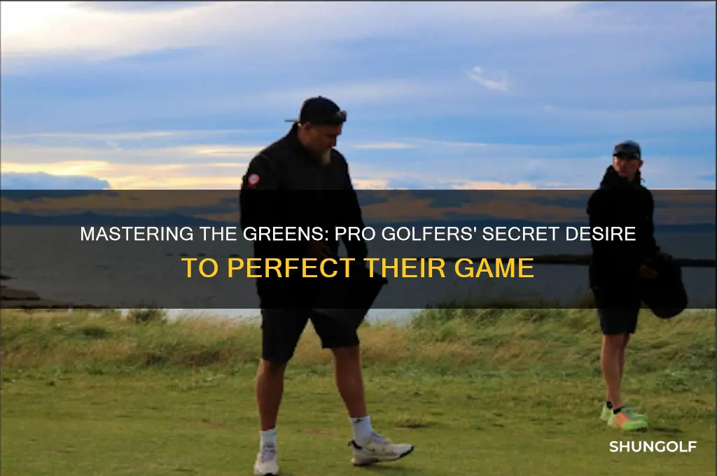 what almost every pro golfer wants to do