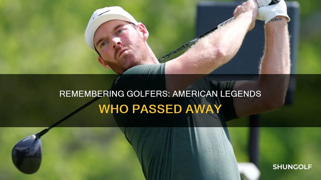 what american golfer died