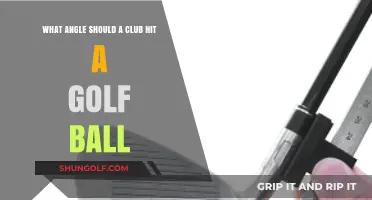 Mastering Golf Swing: Optimal Club Angle for Perfect Ball Impact