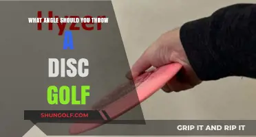 Mastering the Perfect Throw: Optimal Angles in Disc Golf