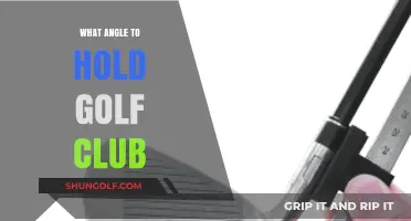Mastering Your Golf Swing: The Ideal Angle to Hold Your Club