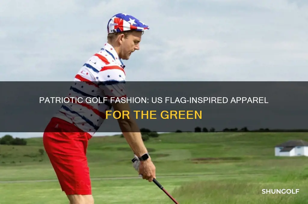 what apparel has us and flag golf