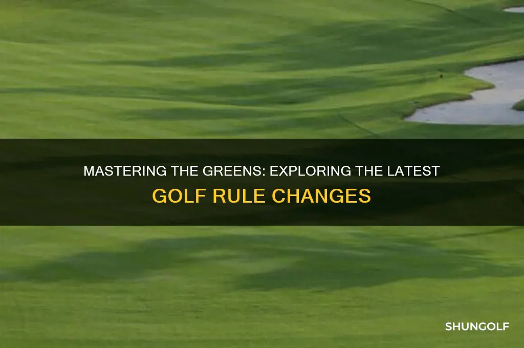 what ar ethrte newq rules of golf