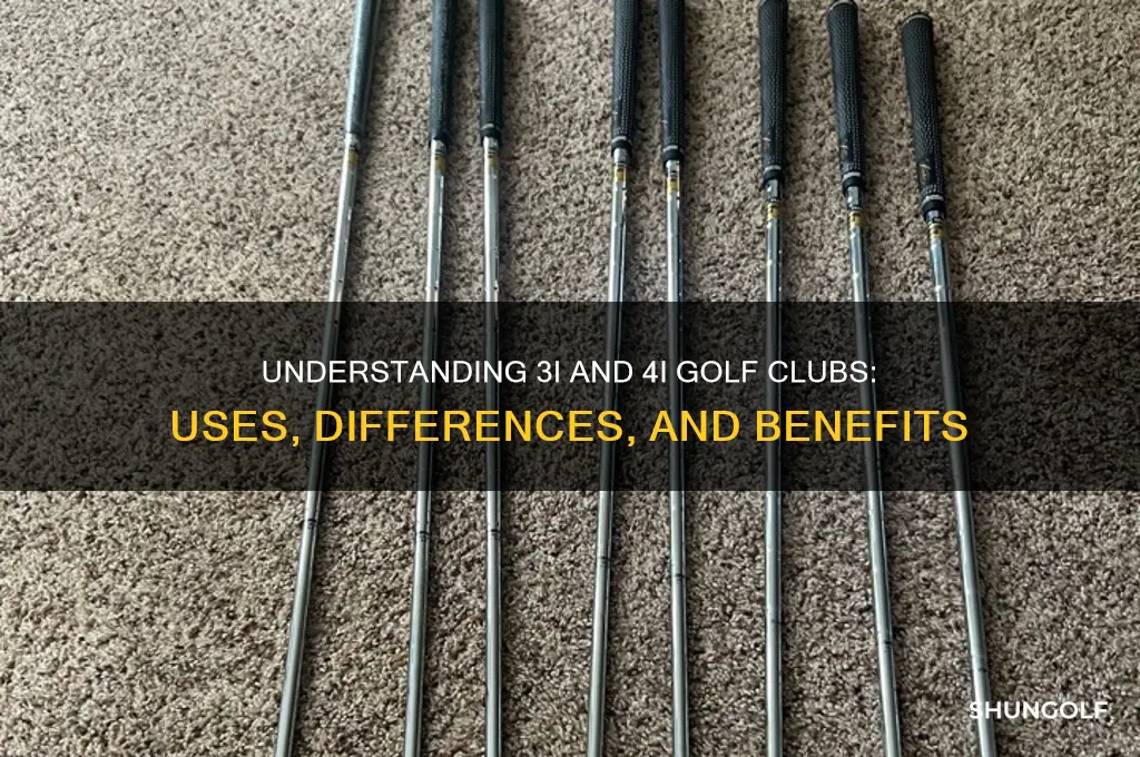 what are 3i and 4i golf clubs