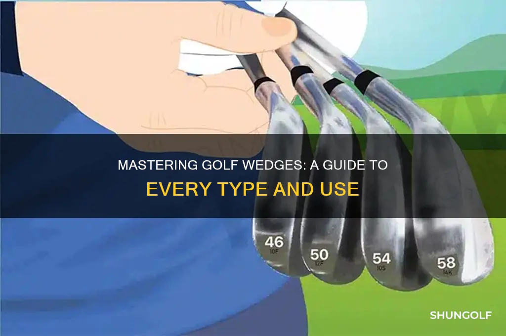 what are all the different wedges in golf