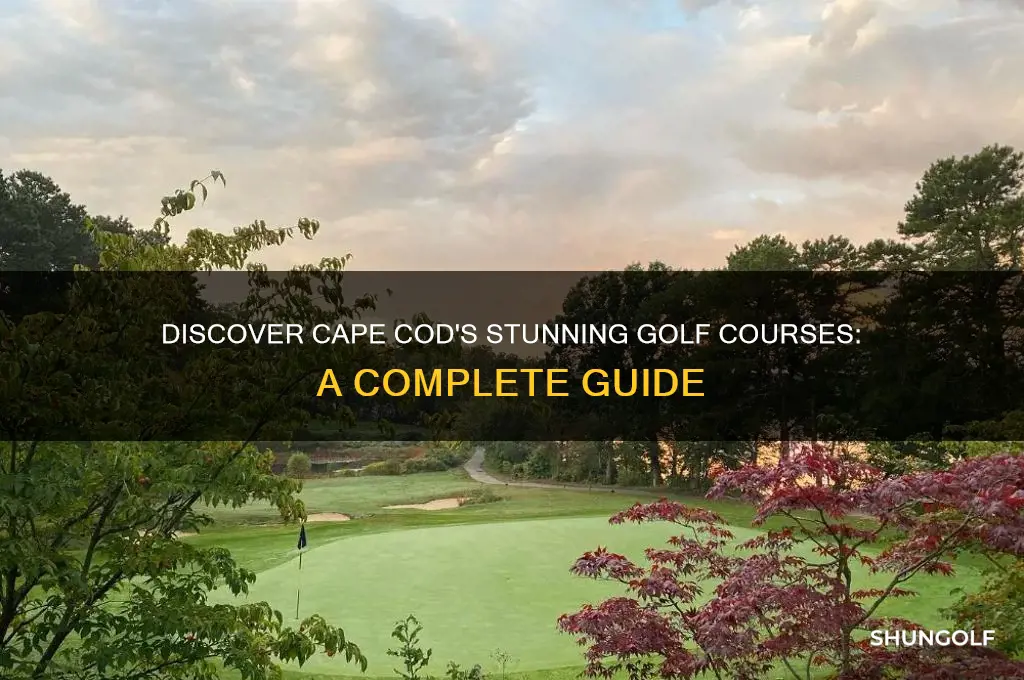 what are all the golf courses on cape cod