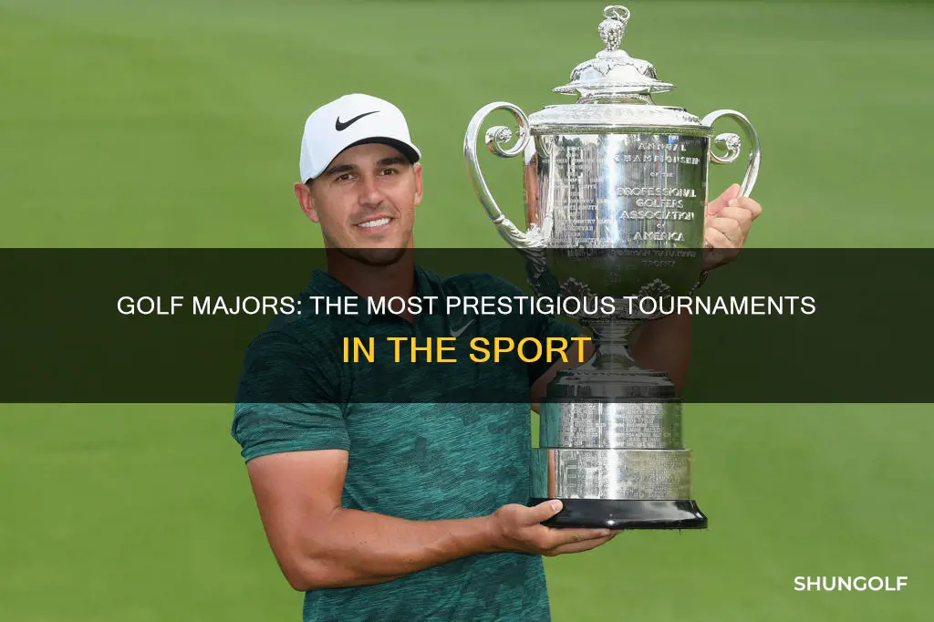 what are all the golf majors