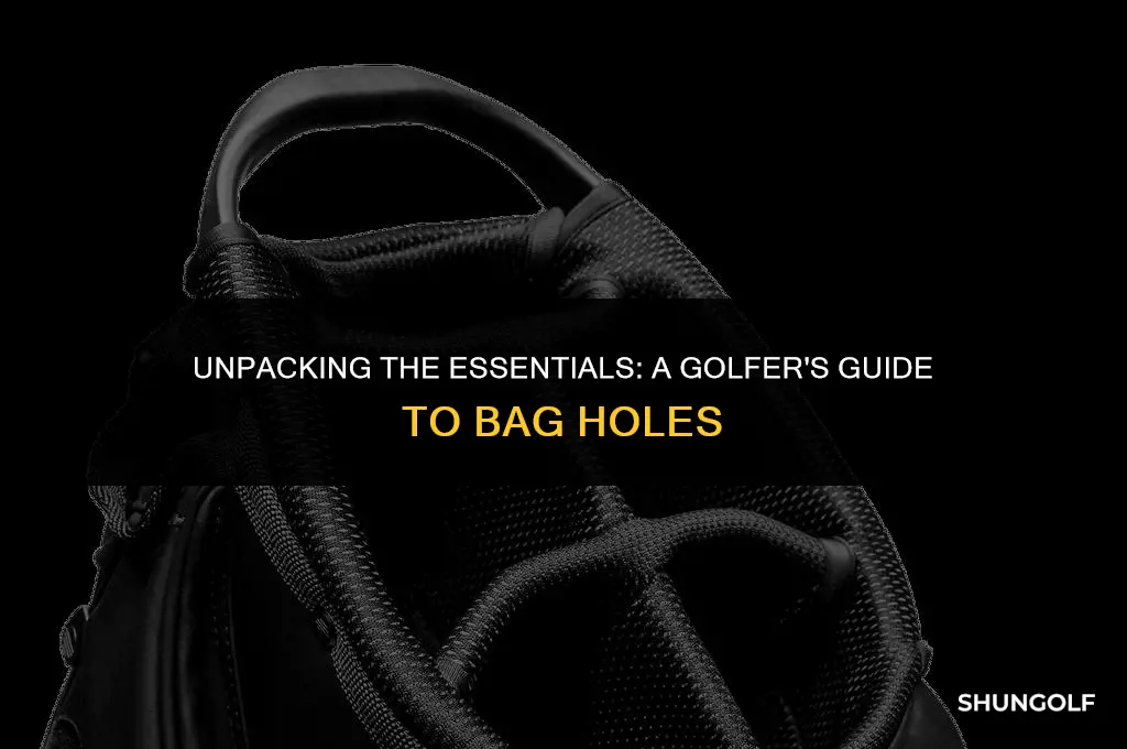 what are all the hole on golf my bag
