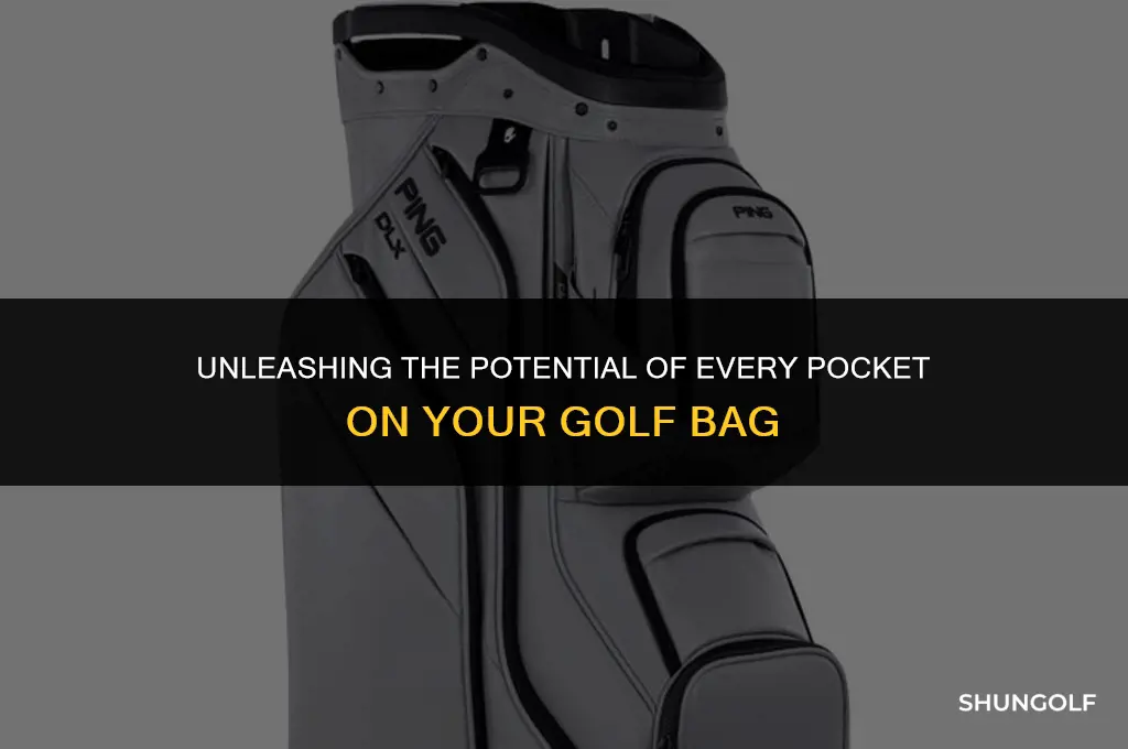 what are all the pockets used for on golf bags