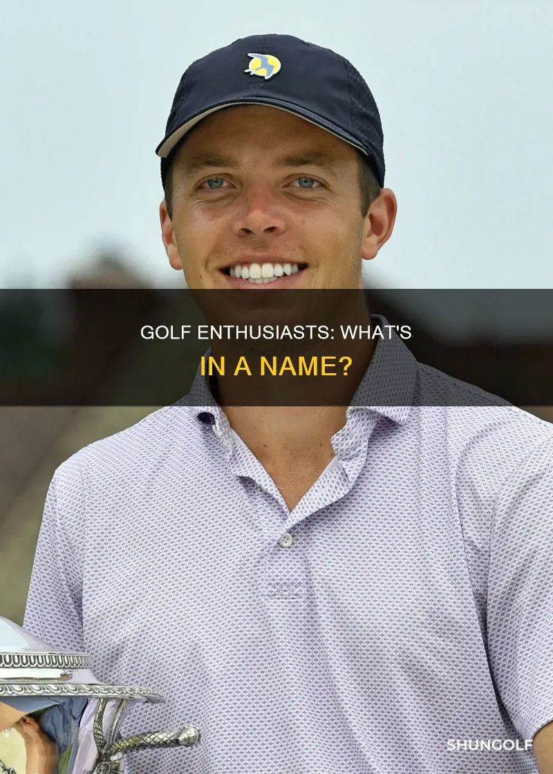 what are amateur golf players called