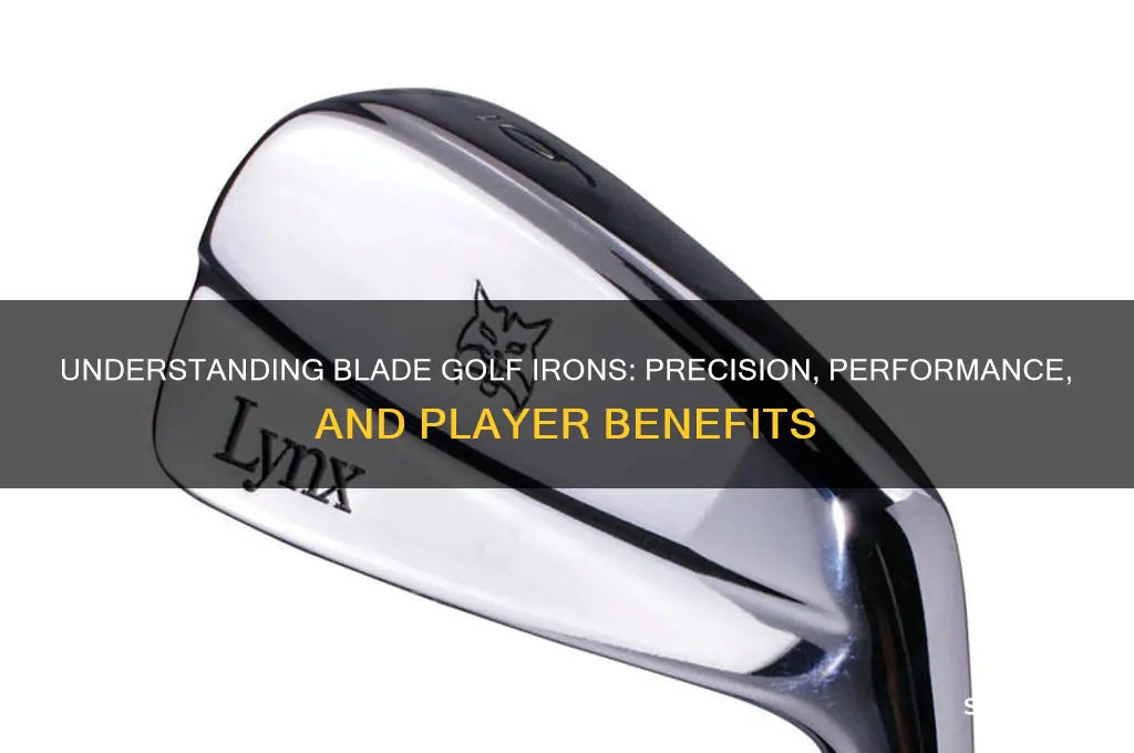 what are blade golf irons
