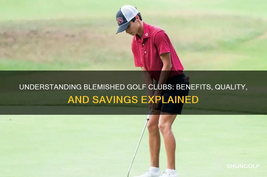 what are blemished golf clubs